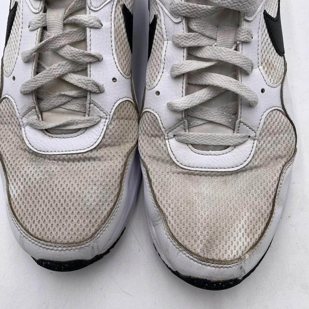 Nike Air Max SC White Black‎ Shoes Men's Size 12 CW4555 102 Cleaned See Pics